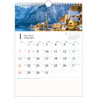 SG621 眺望の世界遺産 名入れカレンダー
