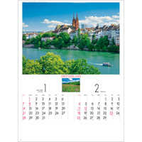 SG209 ヨーロッパの旅 名入れカレンダー