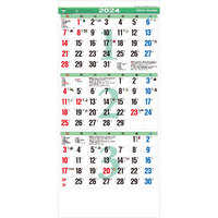 TD981 カラー3ヶ月文字S—上から順タイプ— 名入れカレンダー