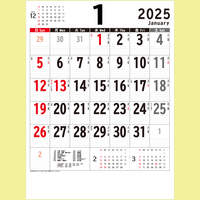 NS201 ベストスケジュール 文字月表 名入れカレンダー