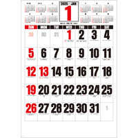 SG550 ジャンボ文字　年間予定表付【8月上旬以降出来次第出荷】 名入れカレンダー