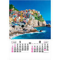 TD521 トーハン・ＤＸ世界風景フイルム 名入れカレンダー